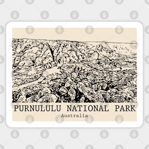Purnululu National Park - Australia Magnet by Lakeric